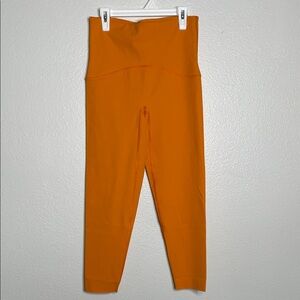 SPANX High Rise Orange Cropped Leggings Medium